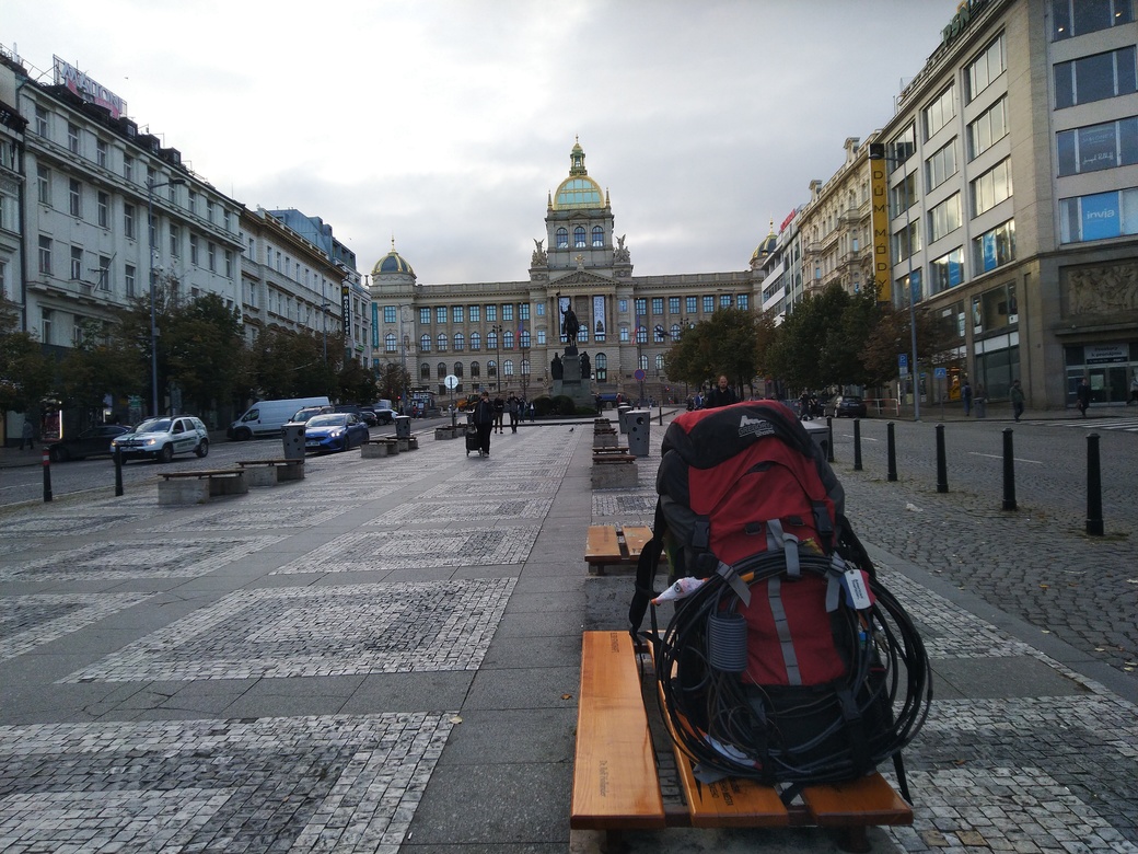 Mezizastávka v hlavním městě - Praha, Václavské náměstí